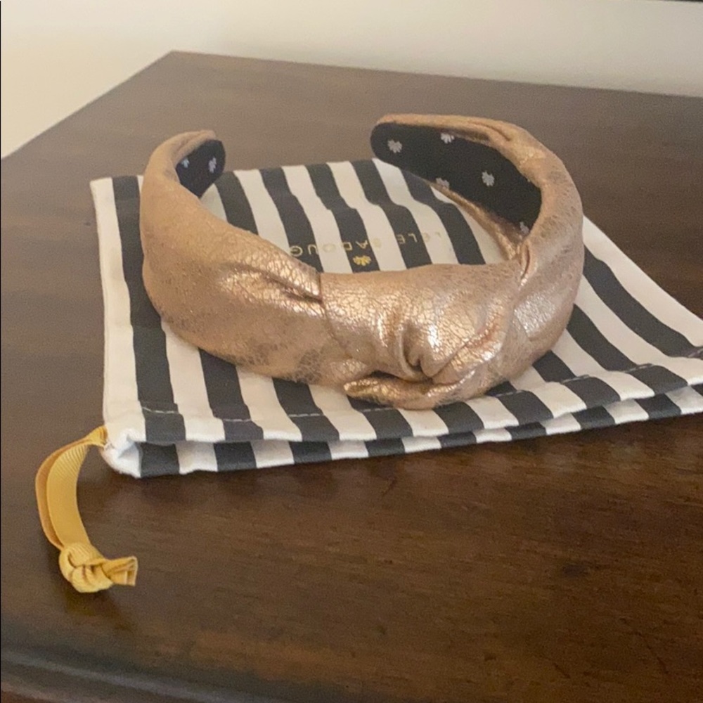 Lele Sadoughi Gold Headband